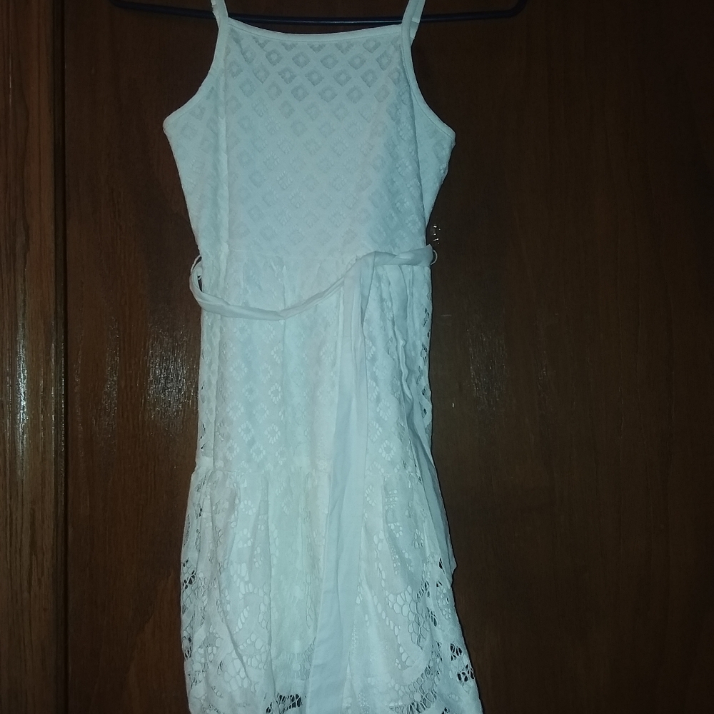 Justice Girls White Dress Size 8